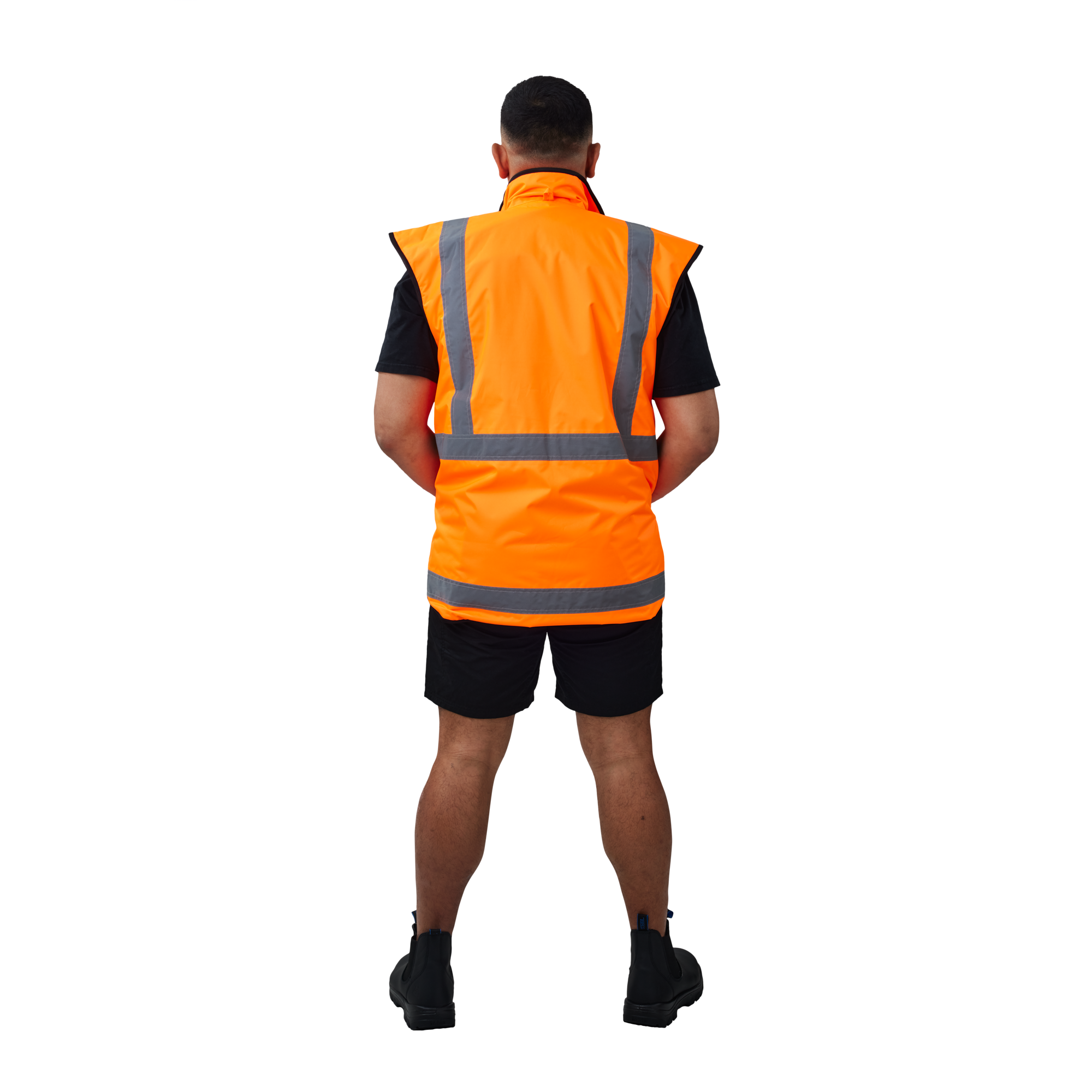 WALTYN HI VIS REFLECTIVE WATERPROOF VEST